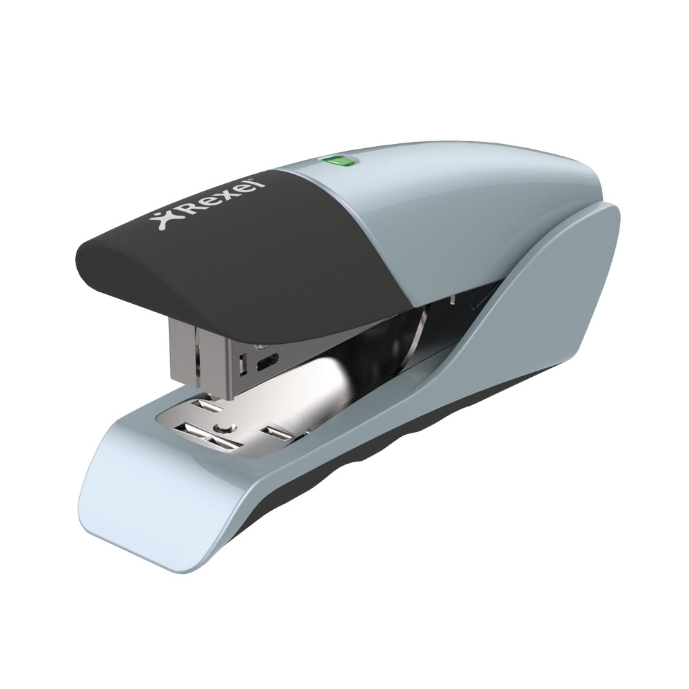 REXEL GAZELLE HSTRIP STAPLER SLV/BLK