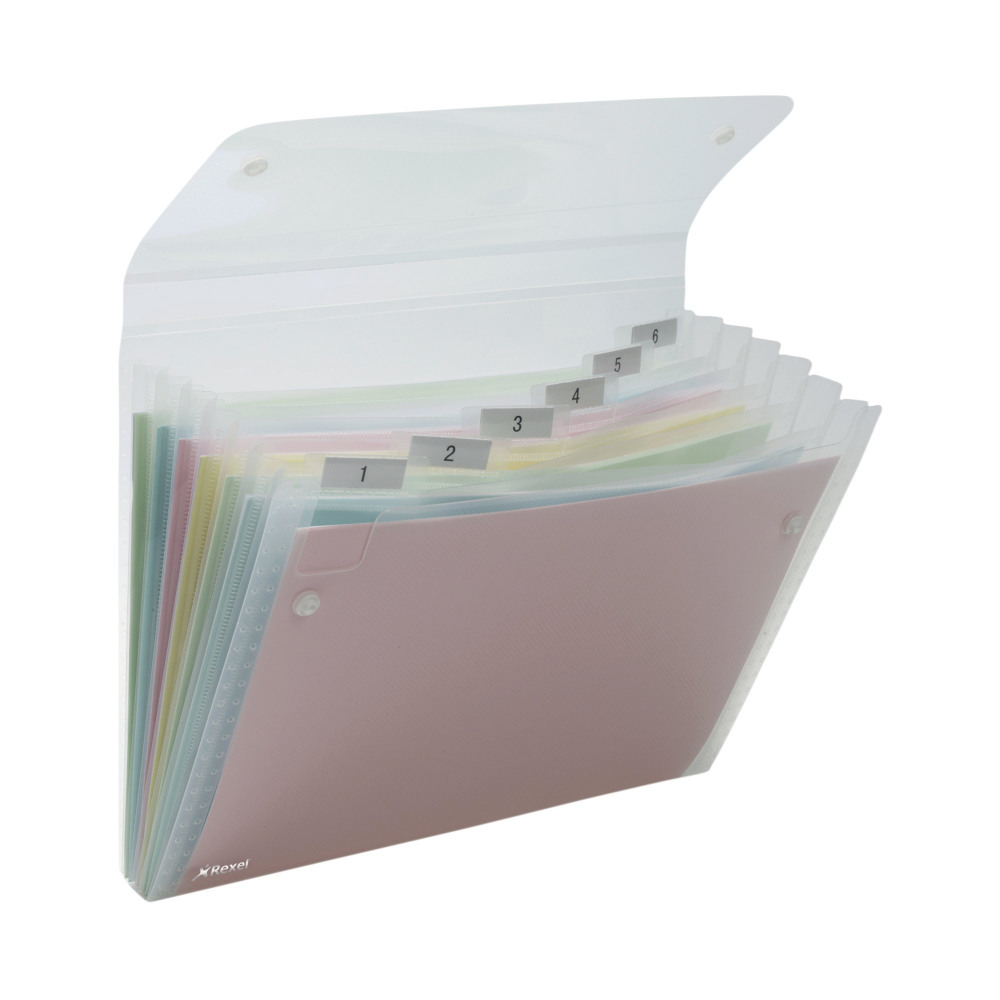 REXEL ICE EXP FILE PP 6PT A4 CLR P10
