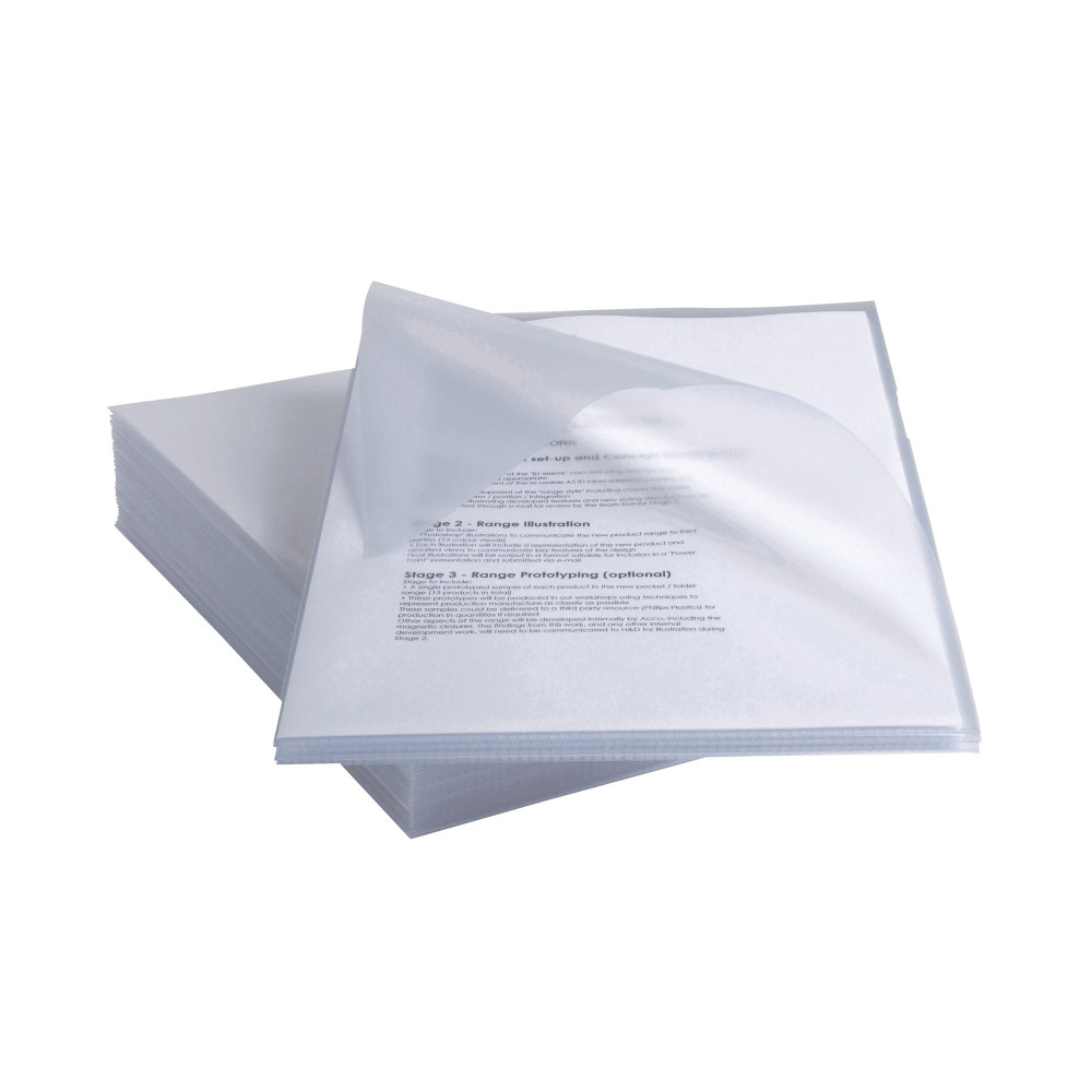 REXEL ANTI SLIP CUT FLUSH FOLDR PK25