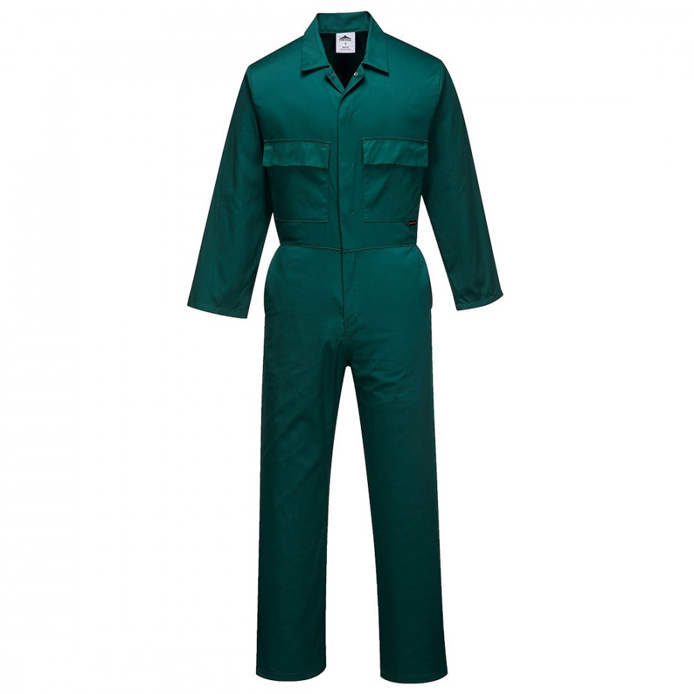 EURO WORK COVERALL BOTTLE GREEN M