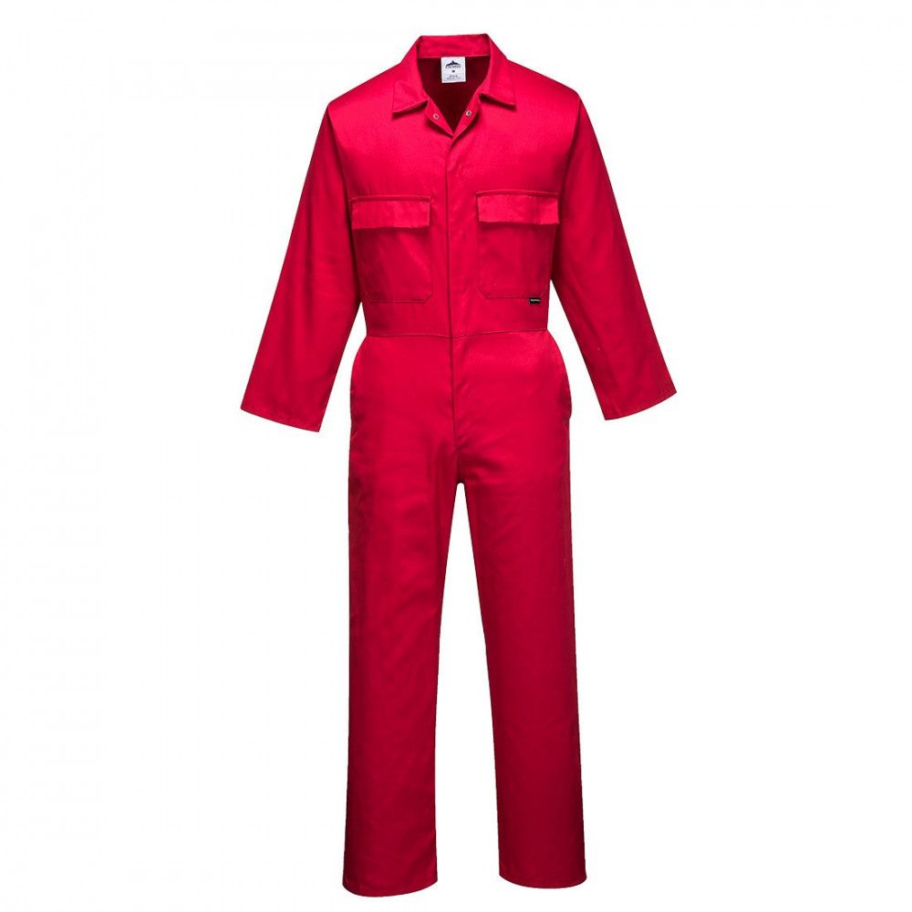 EURO WORK COVERALL RED XL