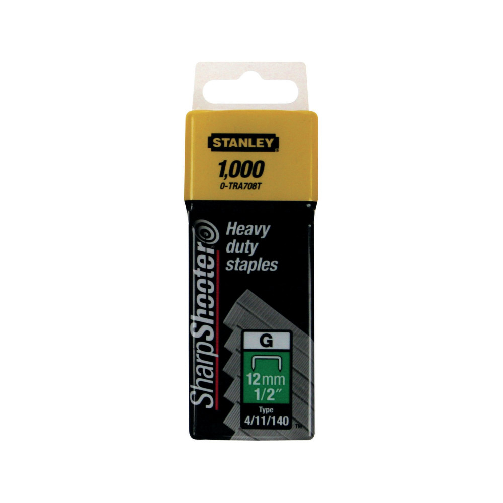 STANLEY 12MM STAPLES PK1000
