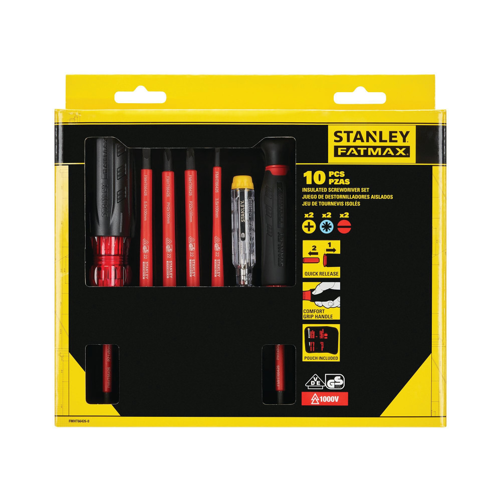 STANLEY FATMAX 10 PIECE SDRV SET
