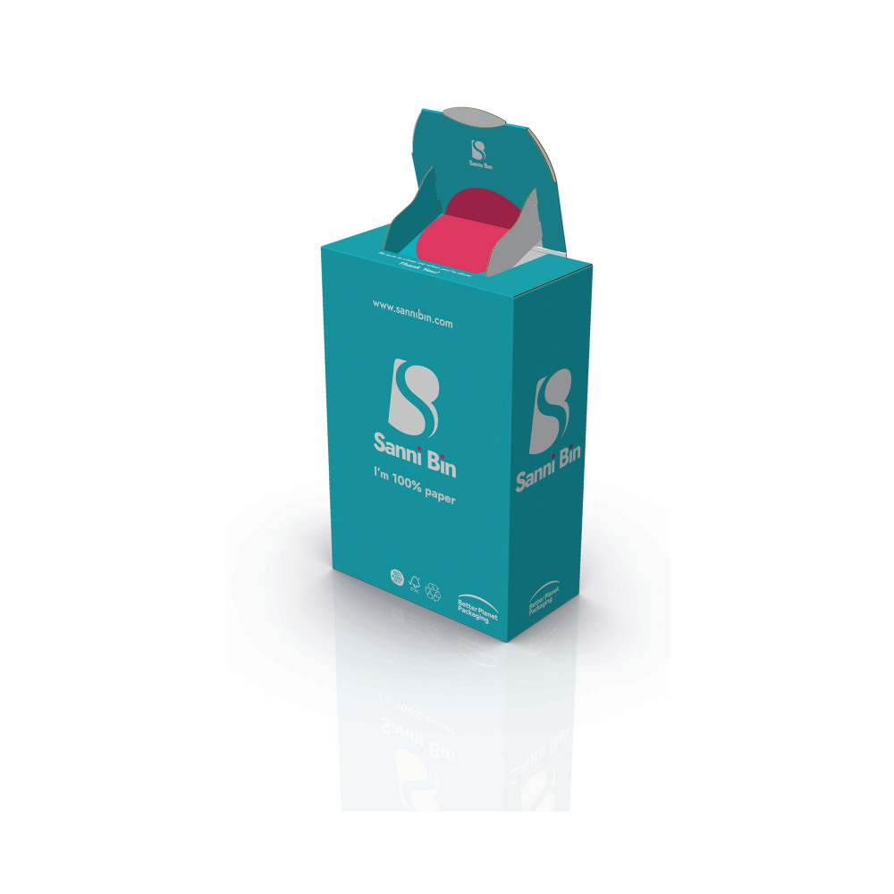 SANNIBIN FEM HYG BIN FLAT PACK PK10