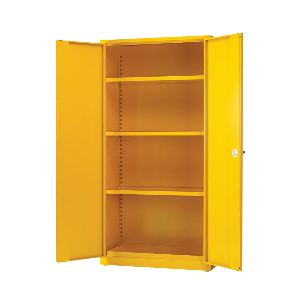 HAZARDOUS STOR CAB 72X36X18IN YLW