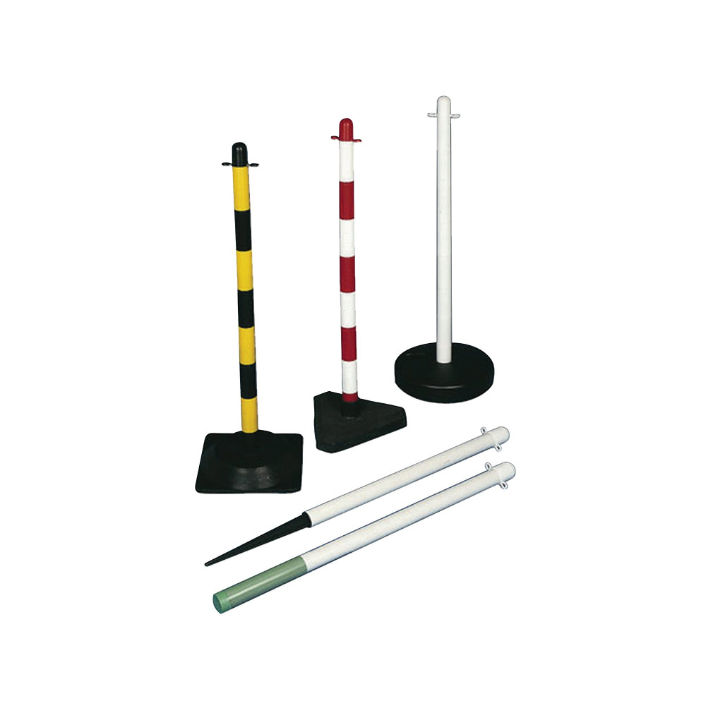 FREESTANDING POST RED/WHITE 371441