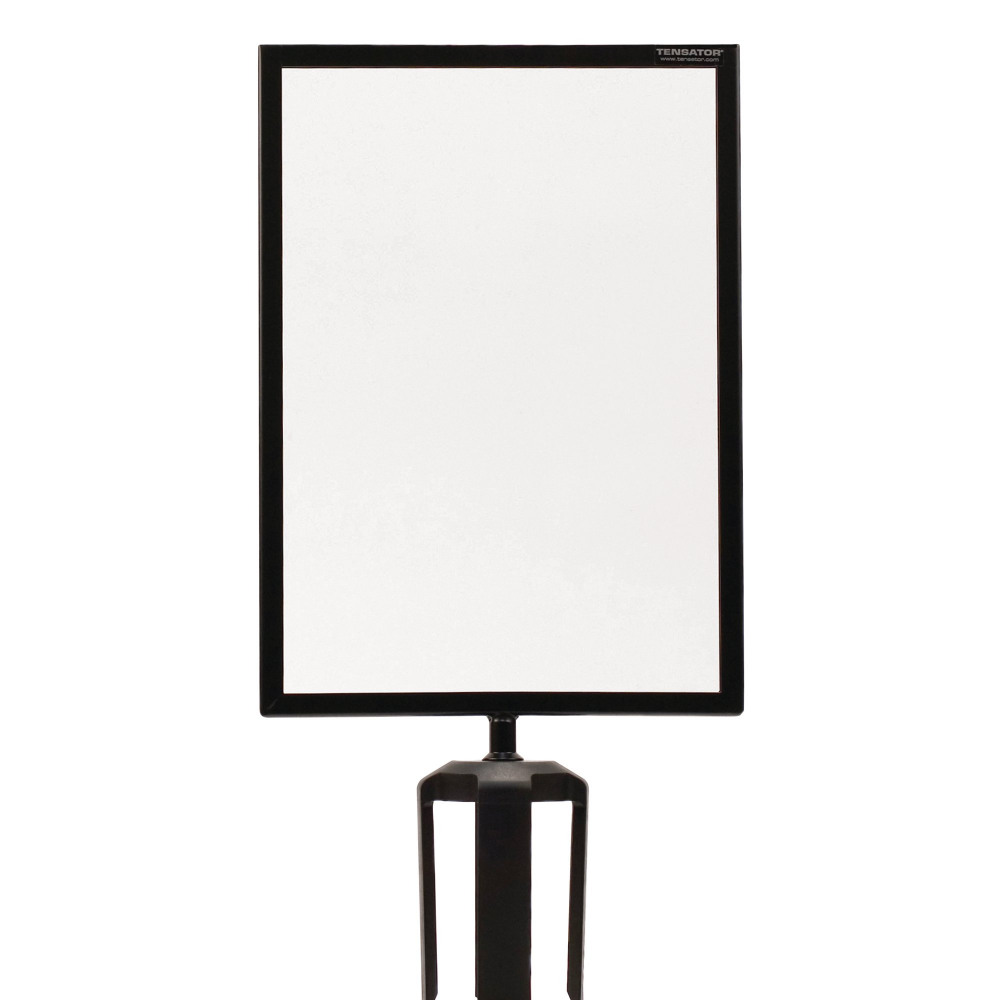 VFM BARRIER SYS SIGN HOLDER A4 BLK
