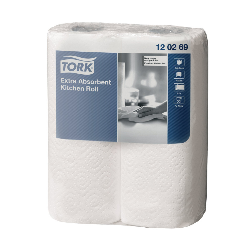 TORK KITCHEN ROLL TWIN PKWHT P24