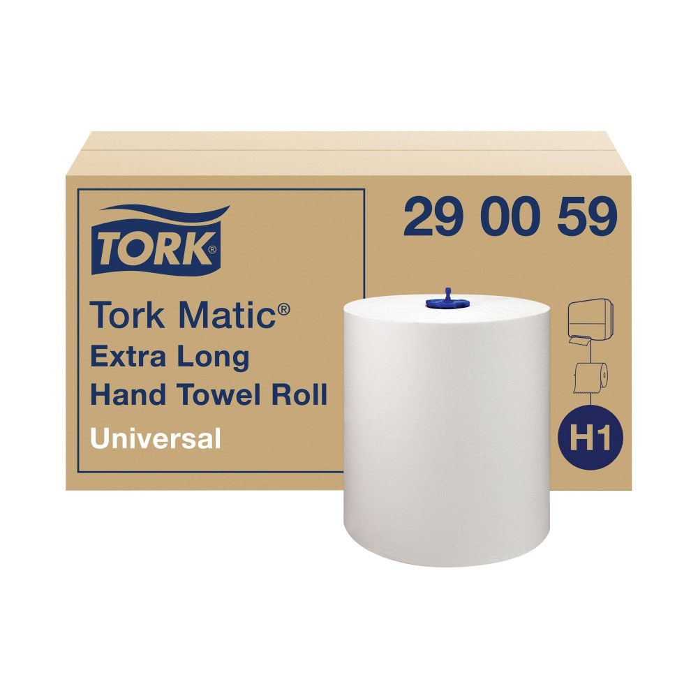 TORK MATIC XL TOWEL ROLL 280M WH PK6