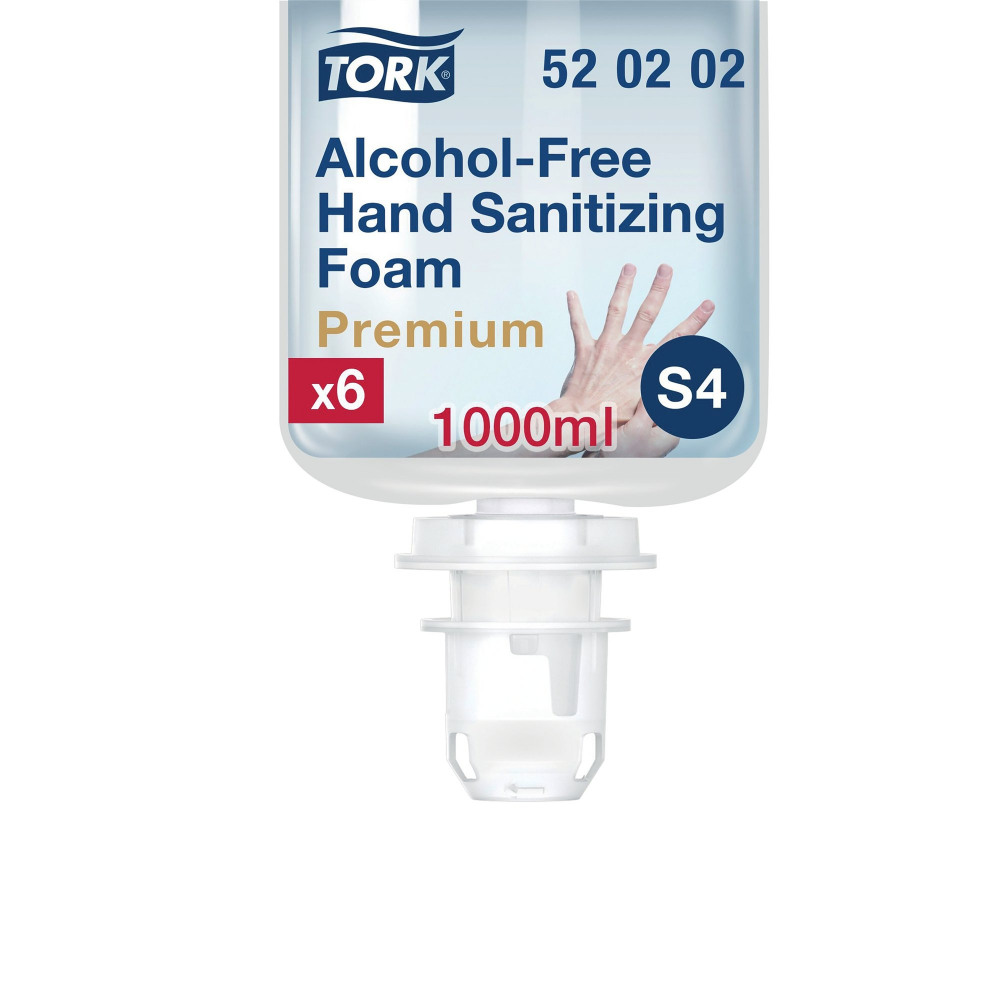 TORK ALC-FREE FOAM SANITS 1000ML PK6