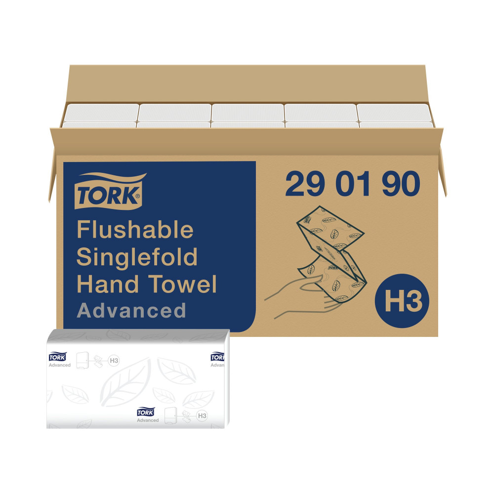 TORK FLUSHABLE HAND TOWEL 2 PLY P15