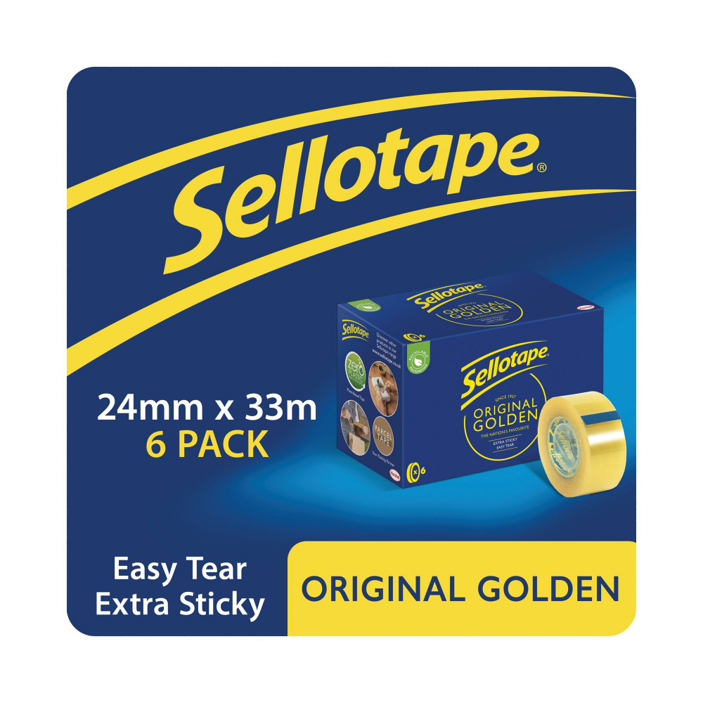 SELLOTAPE GOLDEN TAPE 24MMX33M
