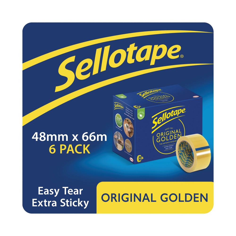 SELLOTAPE GOLDEN TAPE 48MMX66MM
