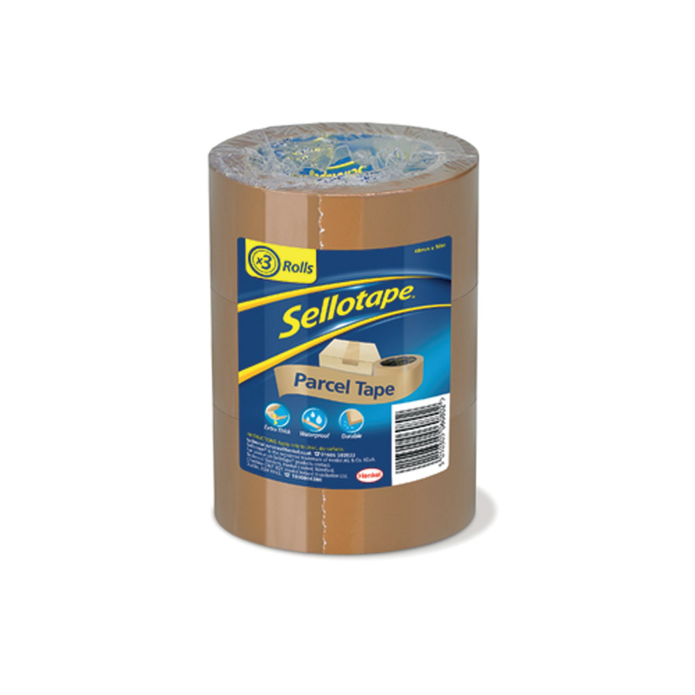 SELLOTAPE PARCL TAPE 48MMX50M BRN P3