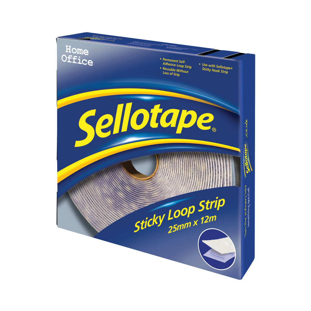 SELLOTAPE STICKY LOOP STRIP