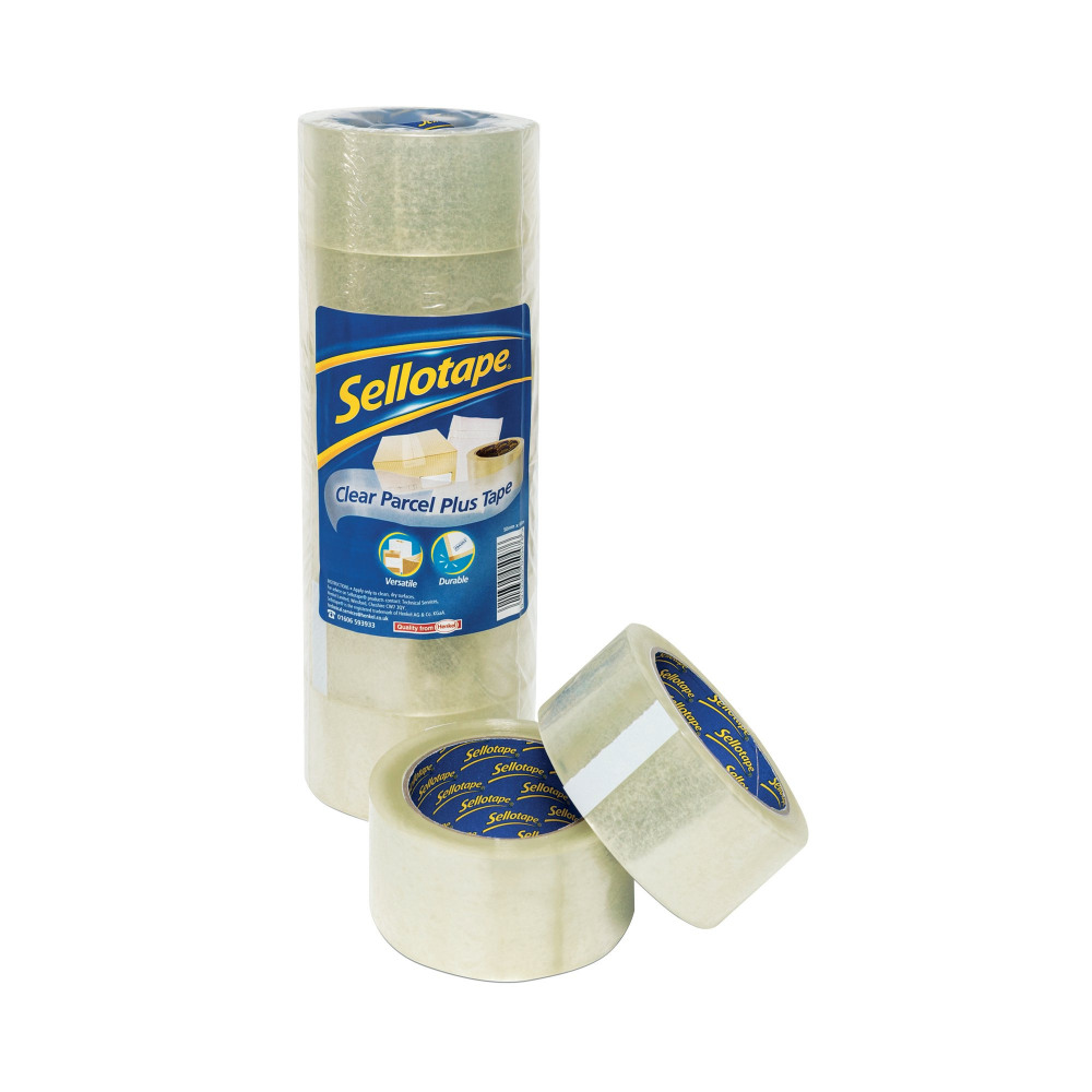 SELLOTAPE PKAGING TAPE 50MMX66M CLR