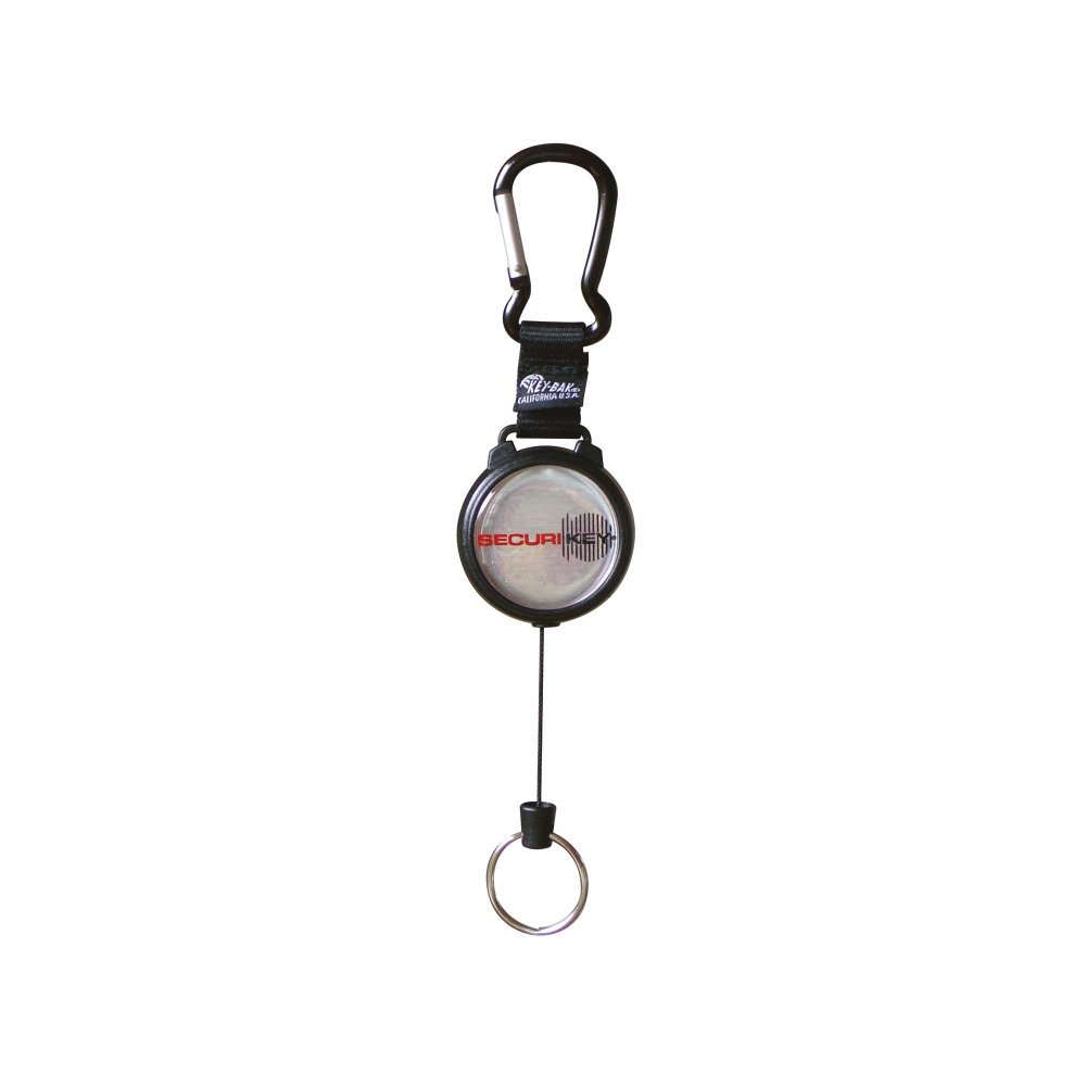 SECURIKEY KARABINER KEYREEL/KEVLAR