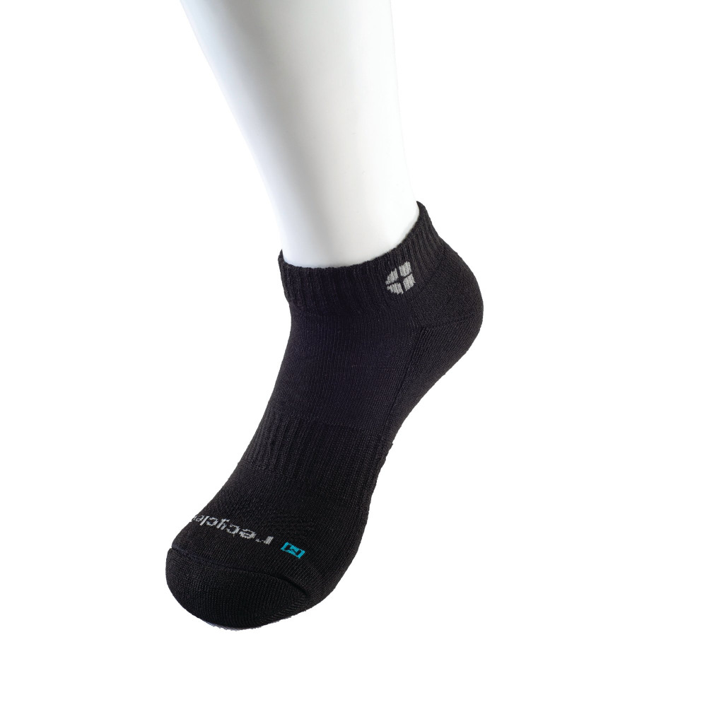 NO SHOW RECYCLED SOCK BLACK MEDIUM