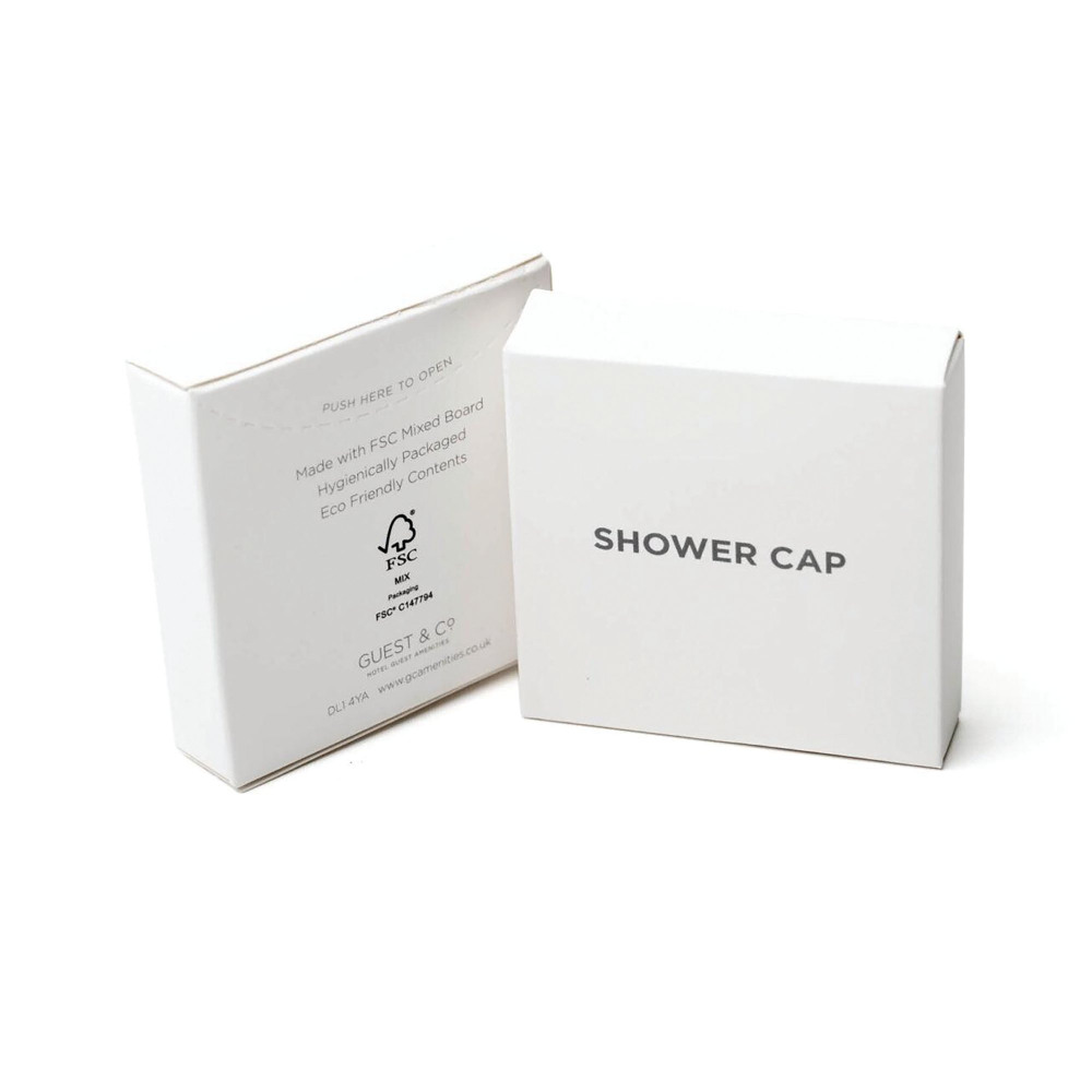 ECO SHOWER CAP CORNSTRCH W/BND PK250