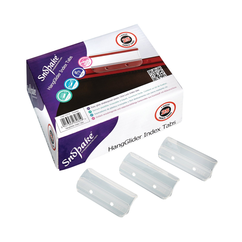 SNOPAKE HANGGLIDER S/FILE TABS PK25