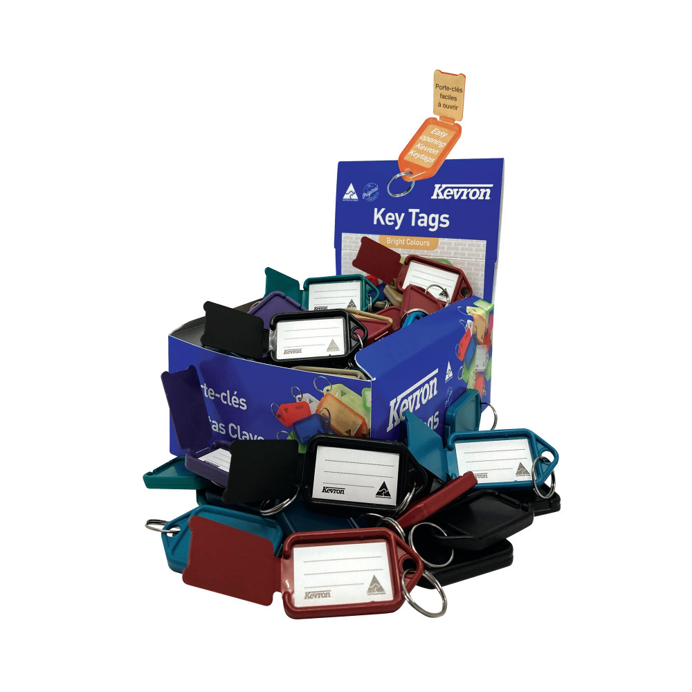 KEVRON RECYCLED KEY TAGS AST PK100