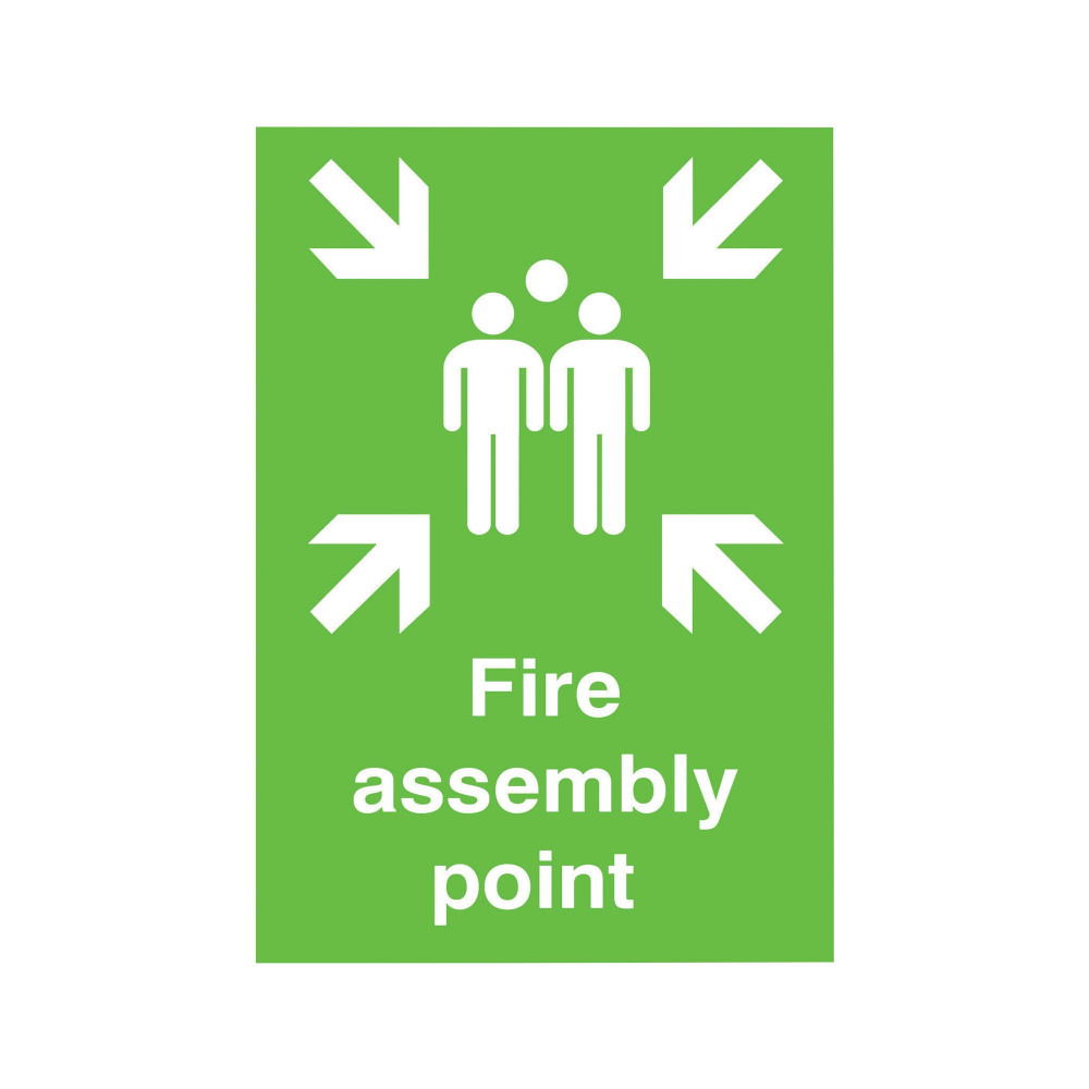 SIGNSLAB A2 FIRE ASSEMBLY POINT PVC