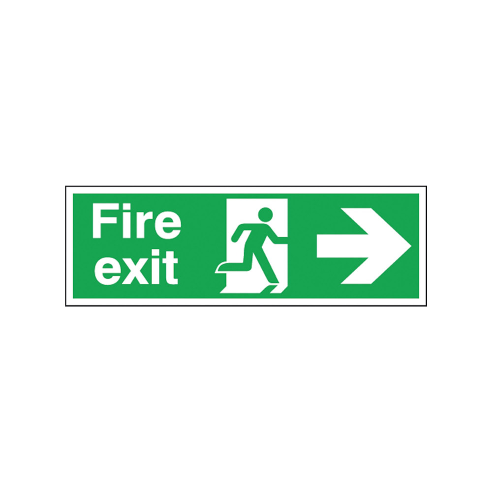 FIRE EXIT SAFETY SIGN RUNNING MAN