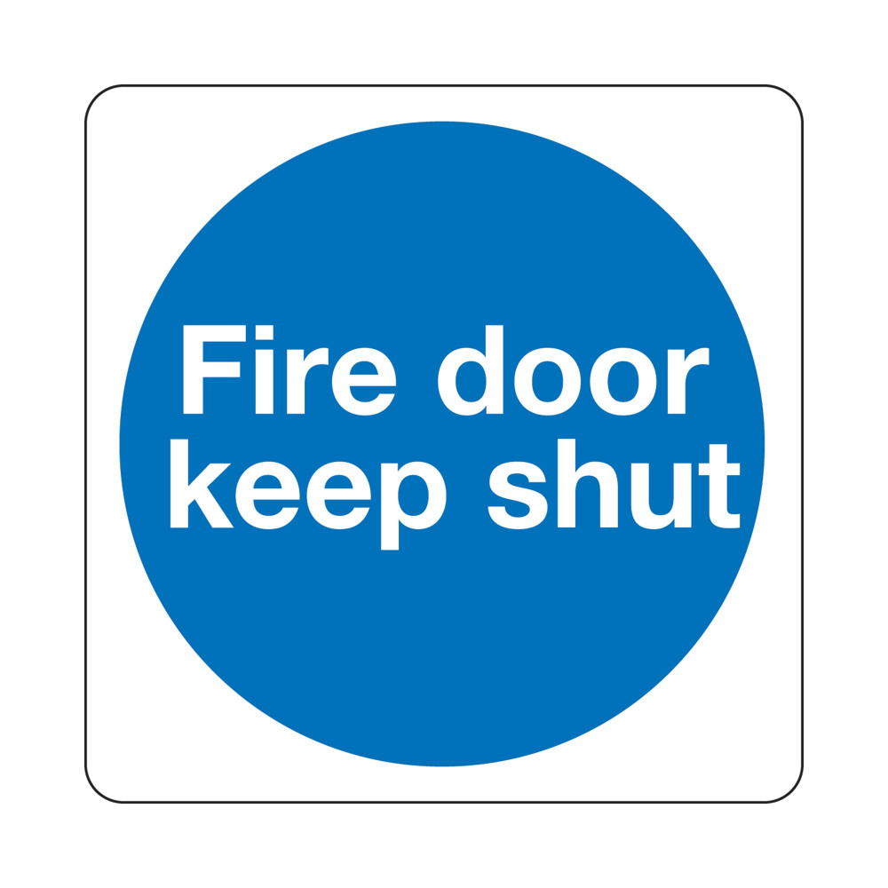 MANDATORY SIGN - FIRE DOOR KEEP SHUT
