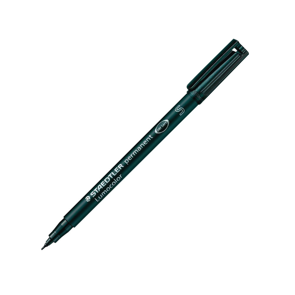 STAEDTLER LUMOCOLR OHP PENS BLK PK10