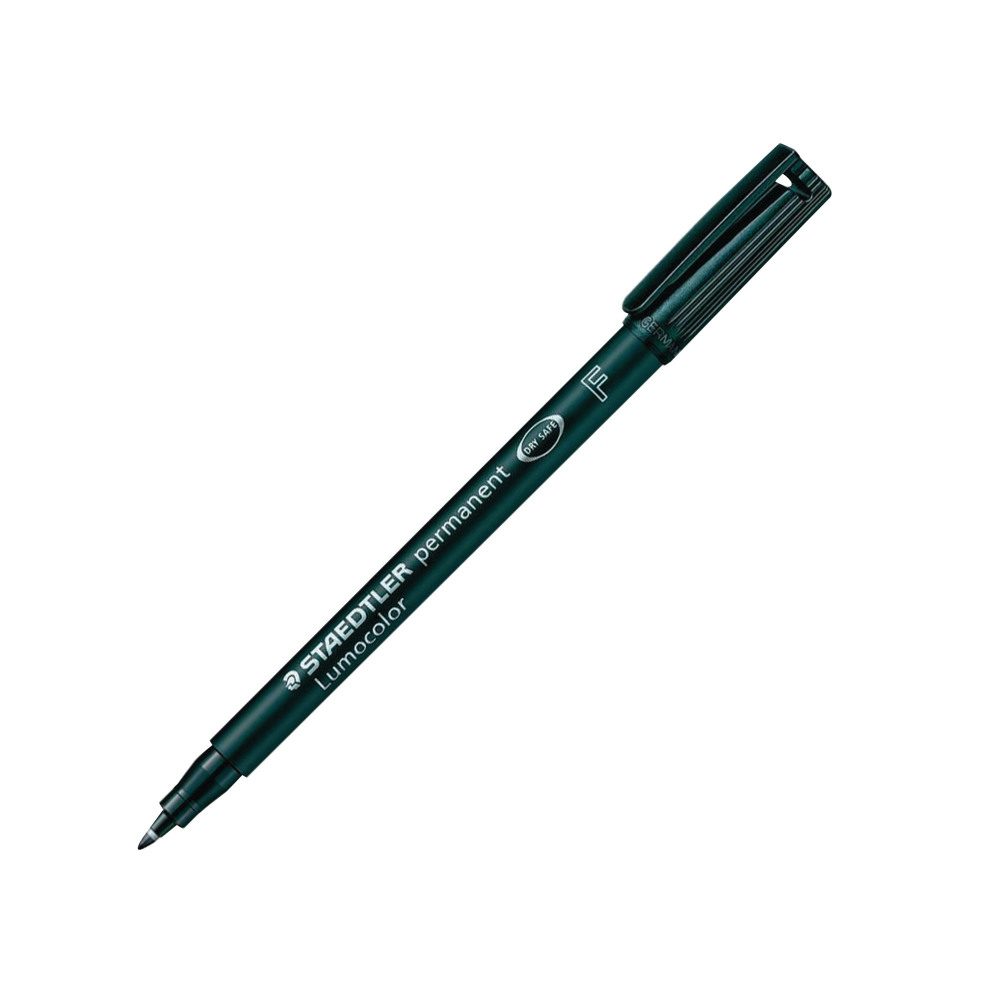 STAEDTLER LUMOCOLR OHP PENS BLK PK10