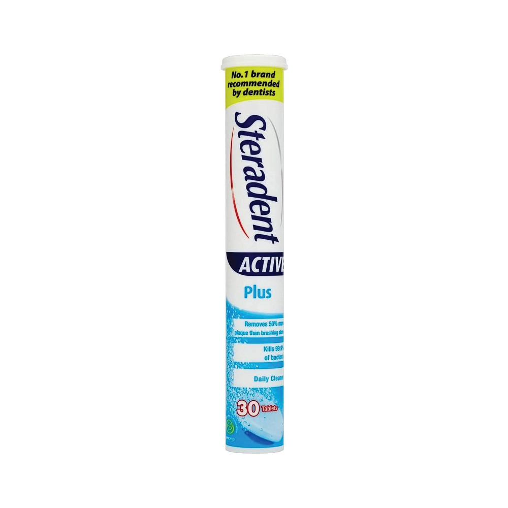 STERADENT ACTIVE PLUS 30 TABS PK12