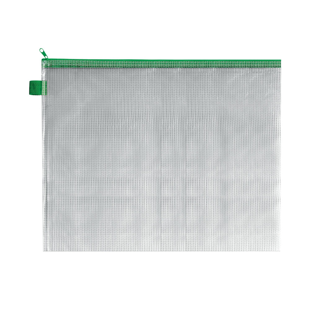 BDS HANDY ZIP 405X315MM GRN PK5