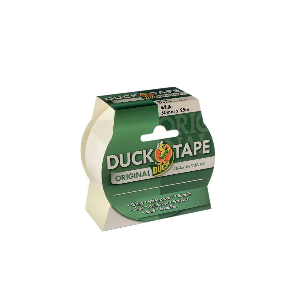 DUCKTAPE DUCK TPE 50MMX25M WHT PK6