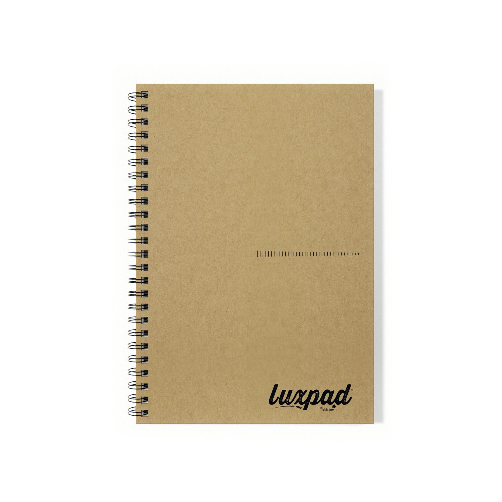 SILVINE LUXPAD RECYC HB N/BK A5 160P