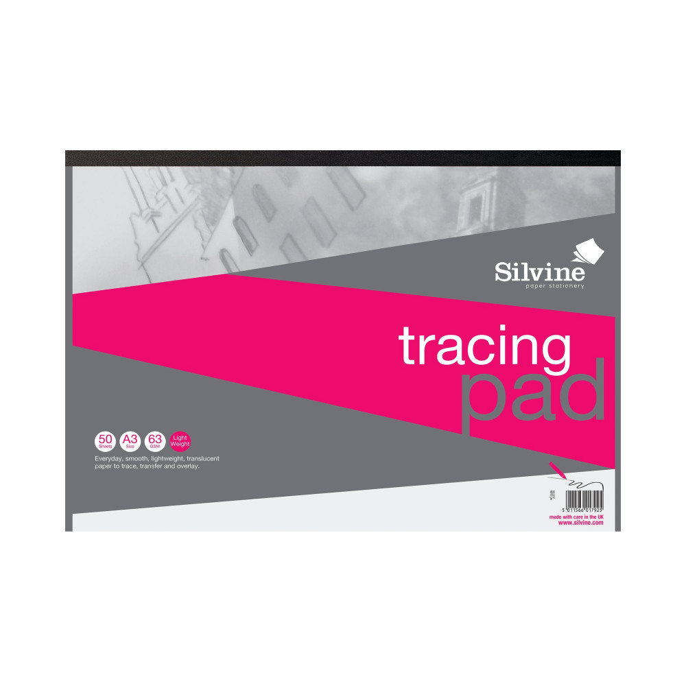 SILVINE EVRYDAY TRACE PAD 50SHTS A3