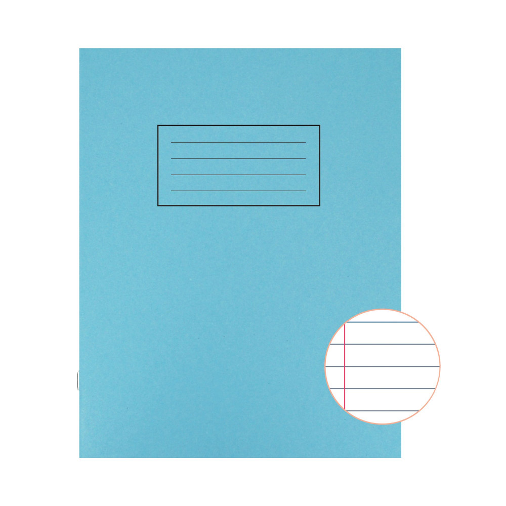 SILVINE 9X7 EXER BOOKS R/M BLU PK10