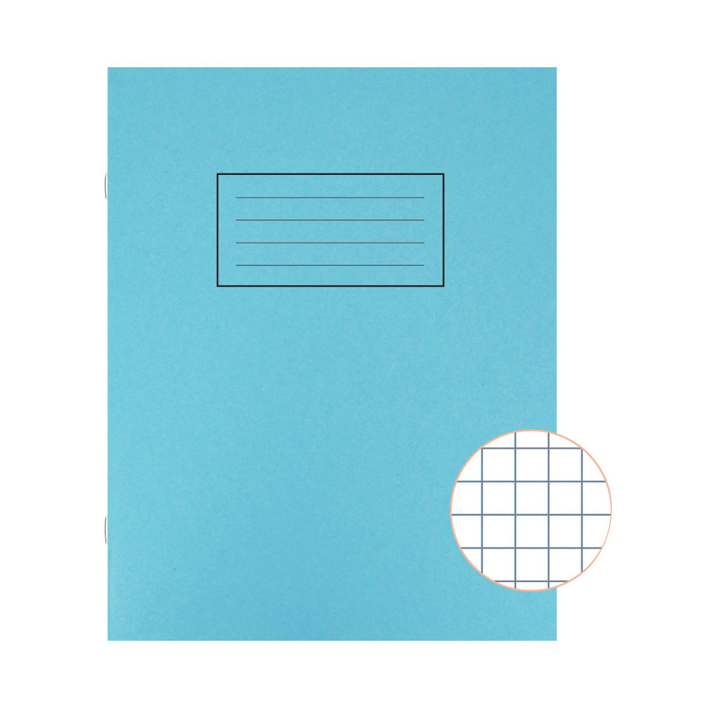 SILVINE 9X7 EX BOOKS 7MM SQ BLU PK10