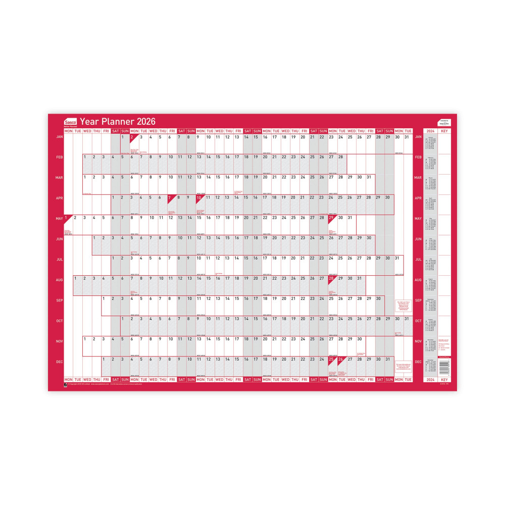 SASCO YEAR PLANNER MTD 2026
