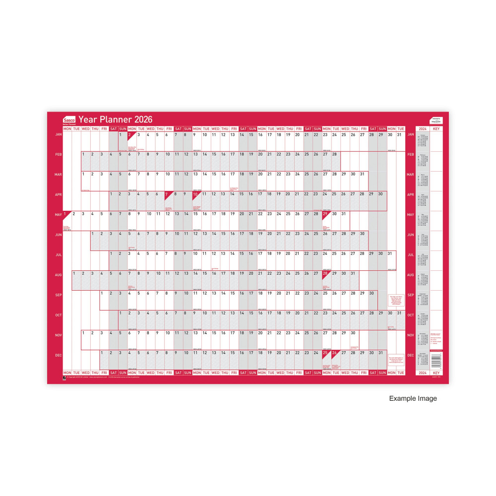 SASCO YEAR PLANNER UNMTD 2026