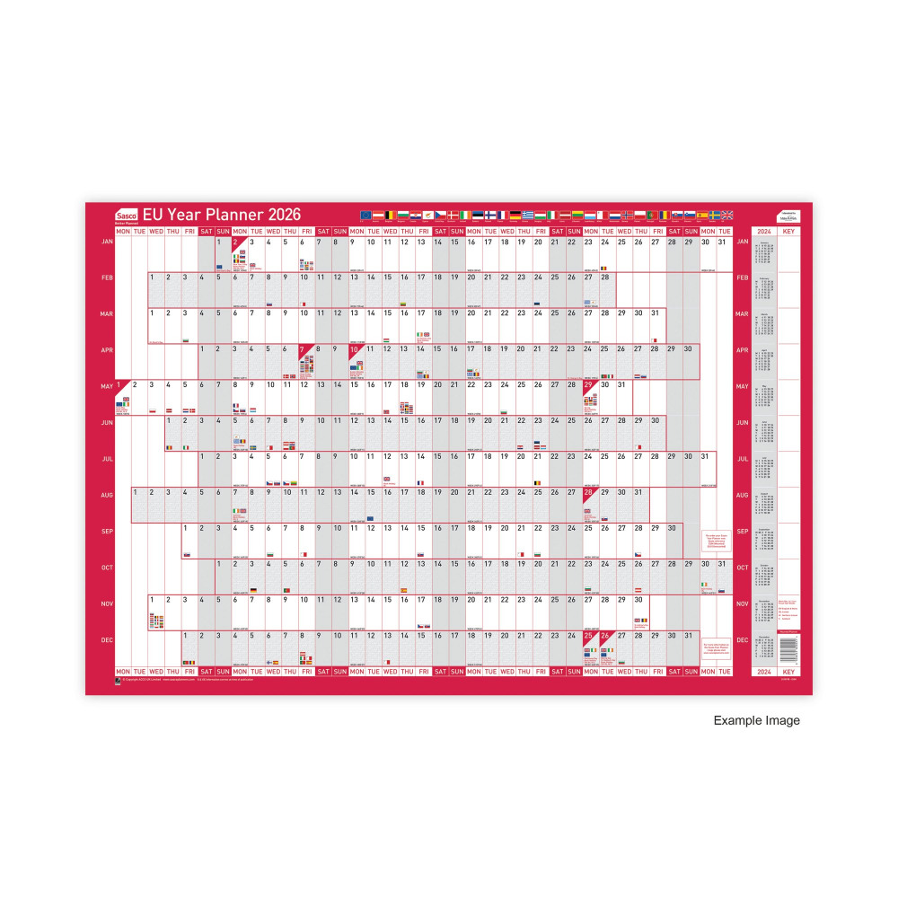 SASCO YEAR PLANNER EU MTD 2026