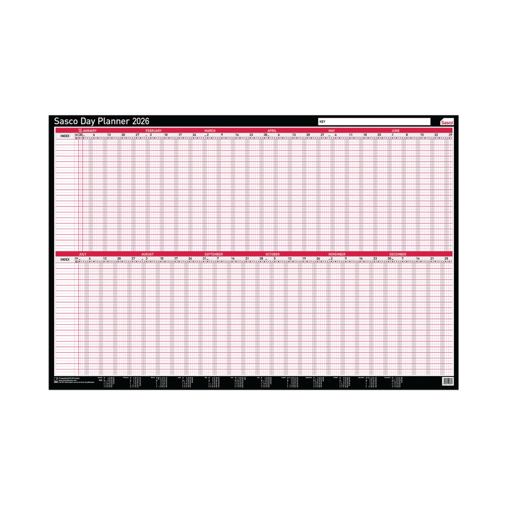 SASCO DAY PLANNER MTD 2026