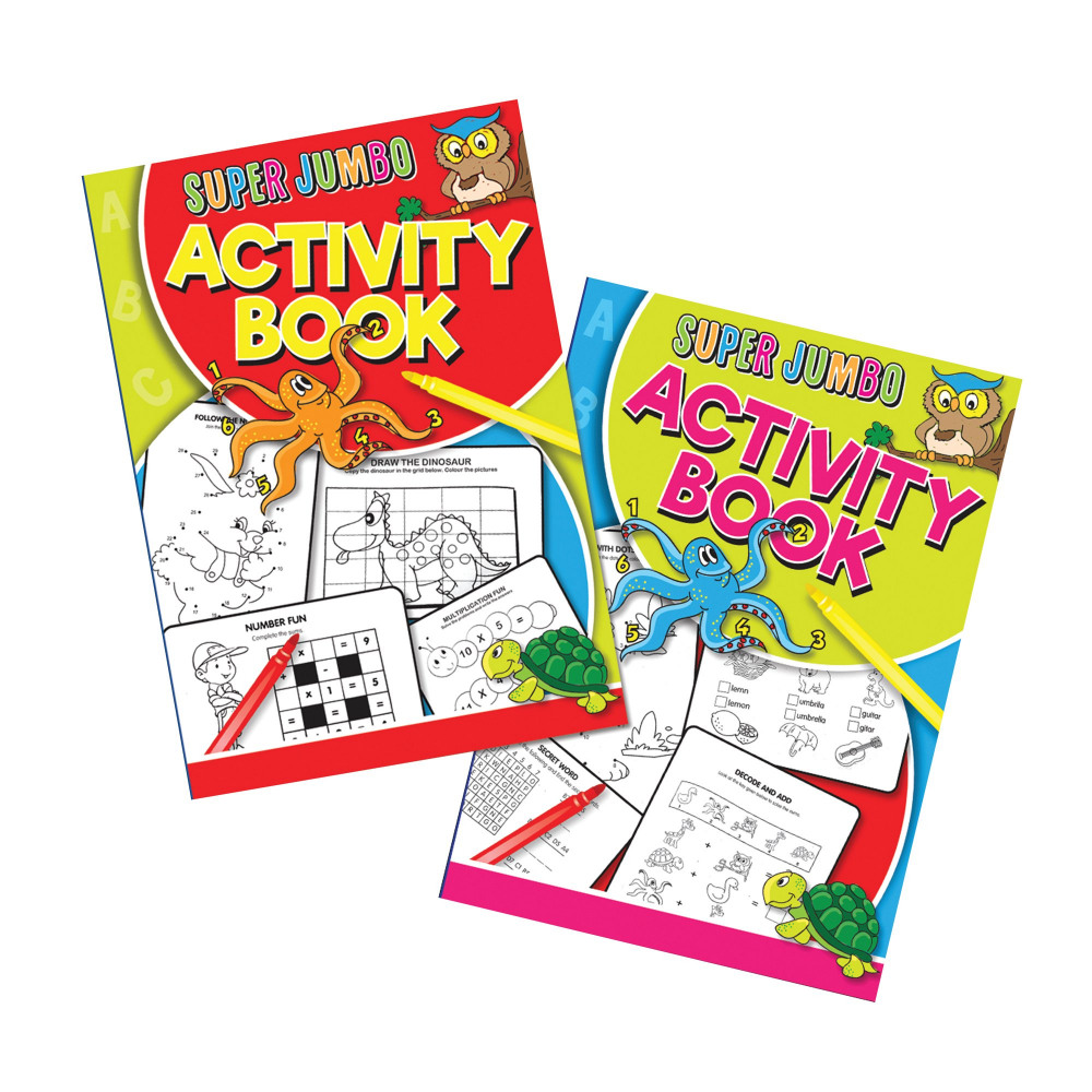ARTBOX SUPER JUMBO ACTIVITY BOOK PK6