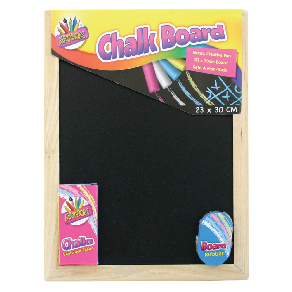 CHALK BOARD AND ERASER SET PK12