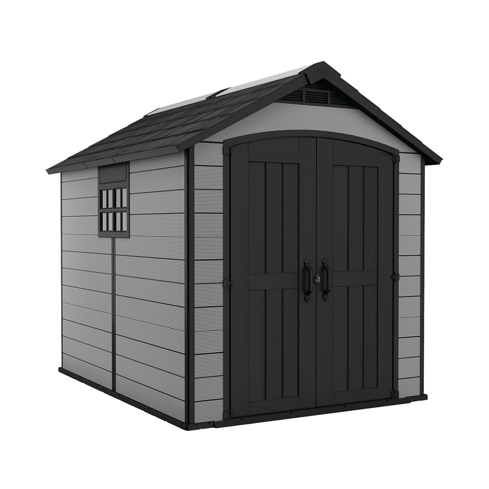 KETER PREMIER SHED 7.5X9FT GREY