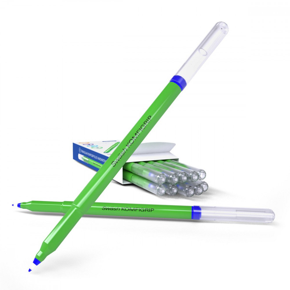 SWASH HANDWRITING PENS BLUE 12