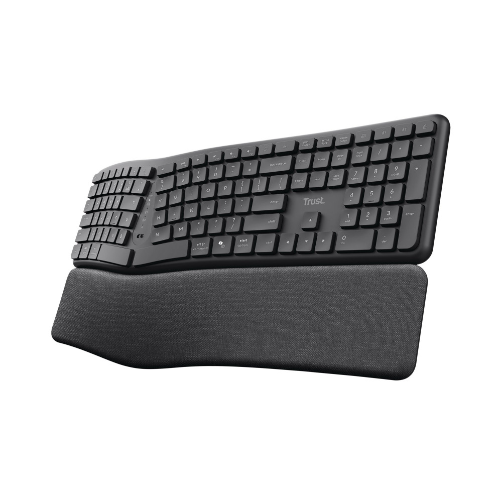 TRUST KEYRA ERGO MULTI WLS KEYBOARD