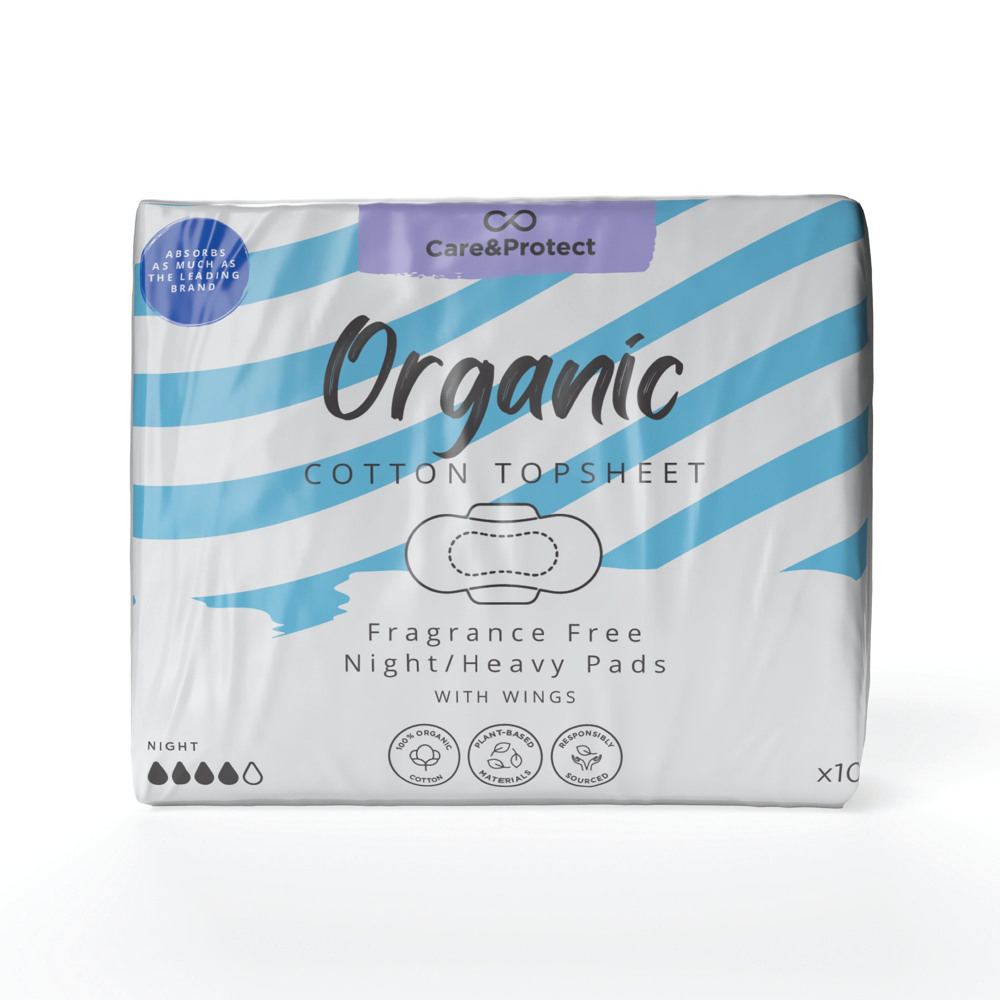 C P ORGANIC NIGHT PADS X10 PK12