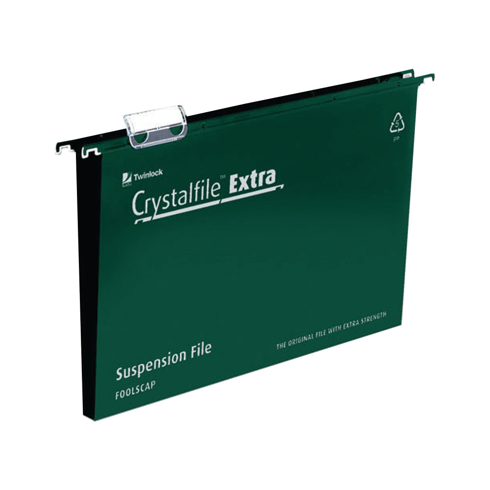 REXEL CRYSTALFILE SUSN FILE GRN PK25