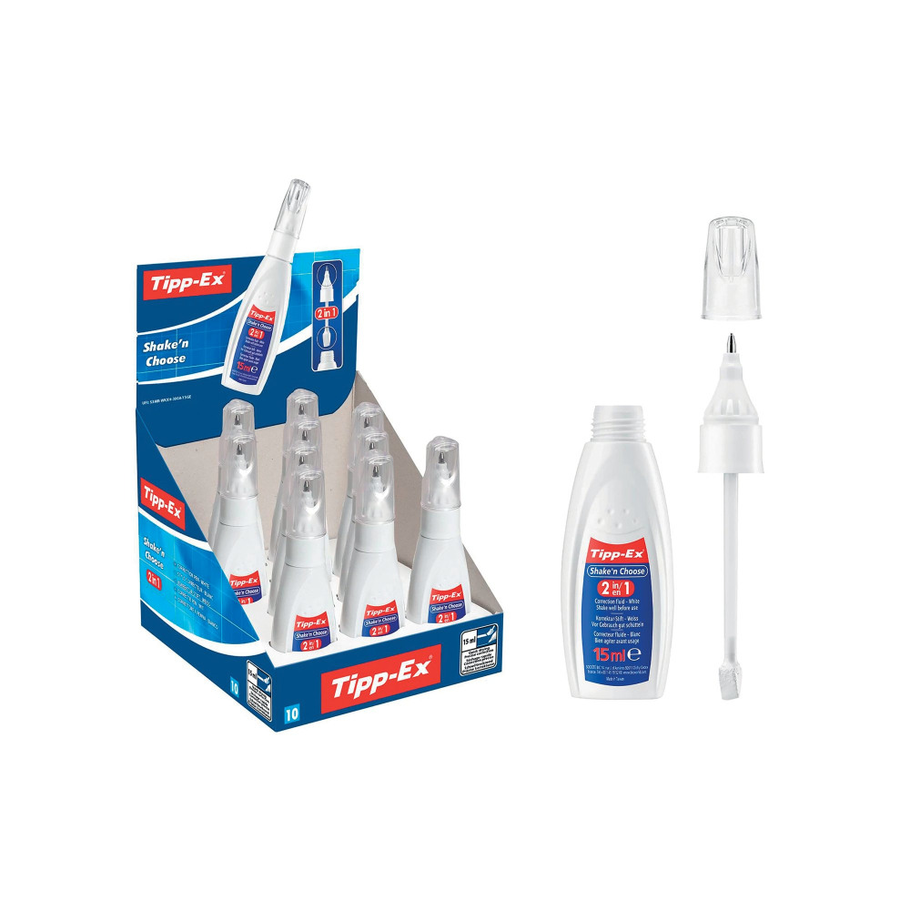 TIPPEX SHAK/CHOOSE CORRECTION FLUID