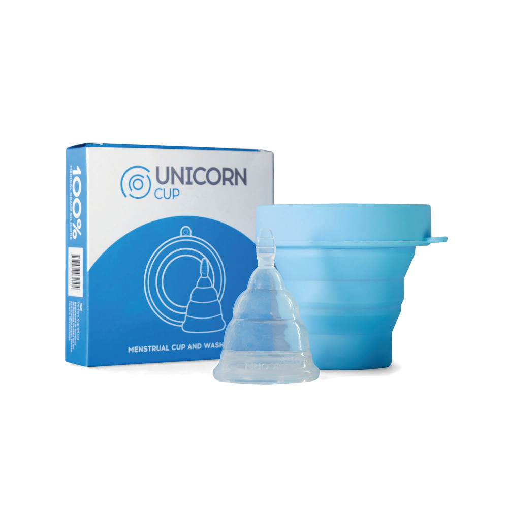MED GRAD SILICON MENSTRL CUP/UNIT BL